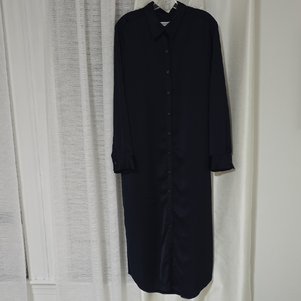 Nordstrom Classic Blue NAVY Long Sleeve Dress